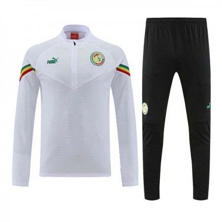 Senegal Kit Quarter Zip Sweatshirt Za Trening 2022-23 Bijela Senegal Kit Quarter Zip Sweatshirt Za Trening 2022-23 Bijela